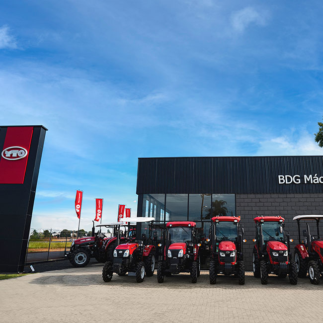 Trator YTO, BDG Máquinas, revenda de tratores, tratores agrícolas, máquinas agrícolas, agro brasileiro, pós-venda YTO, distribuidor YTO.