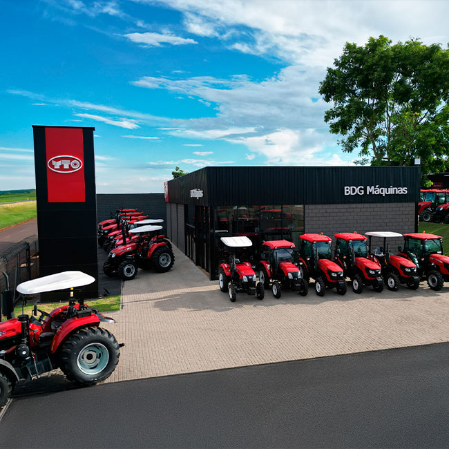 Trator YTO, BDG Máquinas, revenda de tratores, tratores agrícolas, máquinas agrícolas, agro brasileiro, pós-venda YTO, distribuidor YTO.